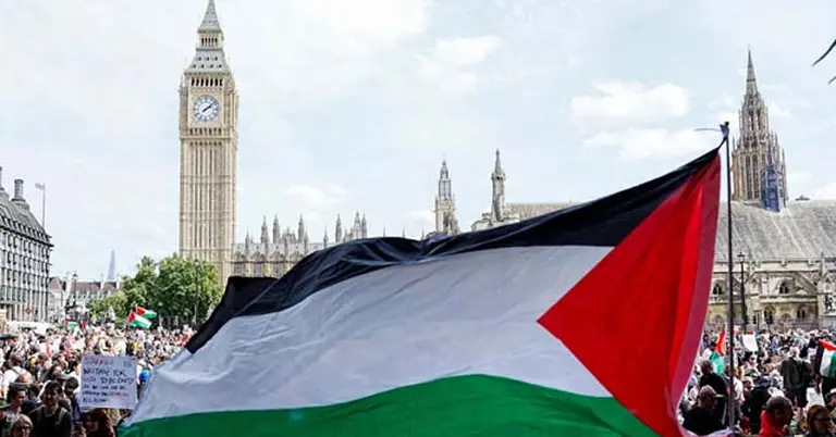 যুক্তরাজ্যে ফিলিস্তিনকে রাষ্ট্র করার দাবি